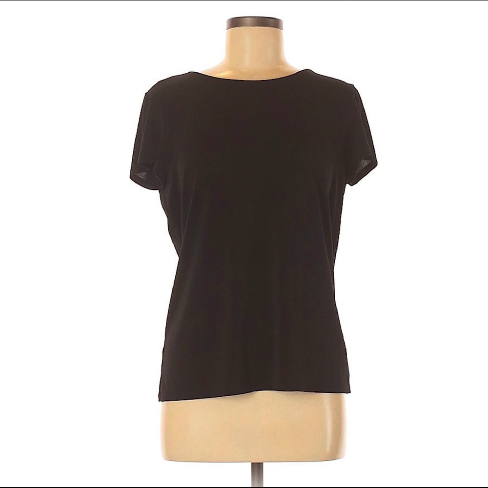 Express Open Back Top Black Size M
